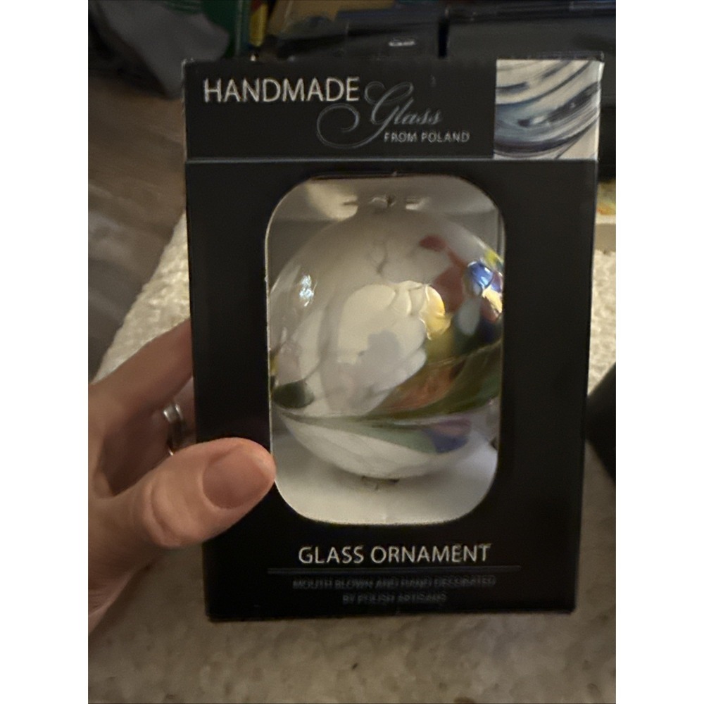 Glass Orb Handmade In Poland Zorza